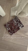 Rosa Levanto burgundy marble tray with scalloped edges styled for luxury home decor